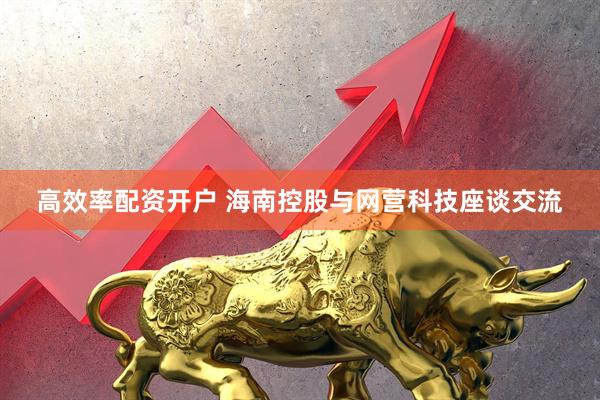高效率配资开户 海南控股与网营科技座谈交流
